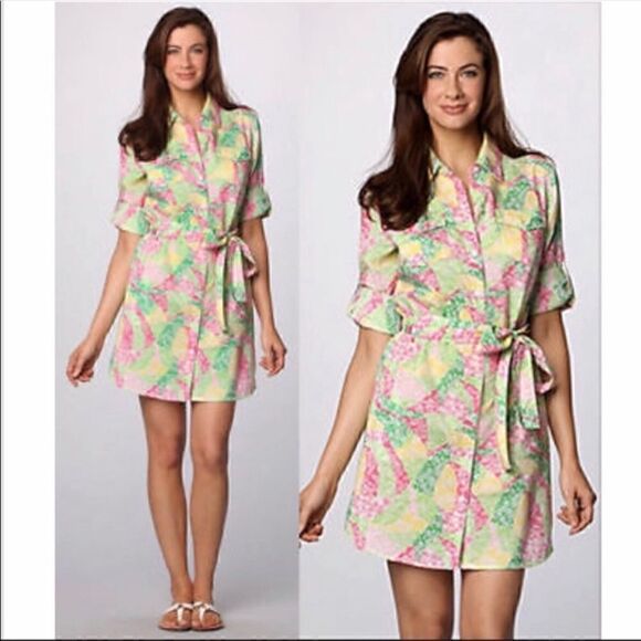 Lilly Pulitzer Eliot Wing Ding of A Patch Dress - Picture 1 of 6